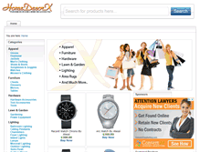 Tablet Screenshot of homedecorx.com